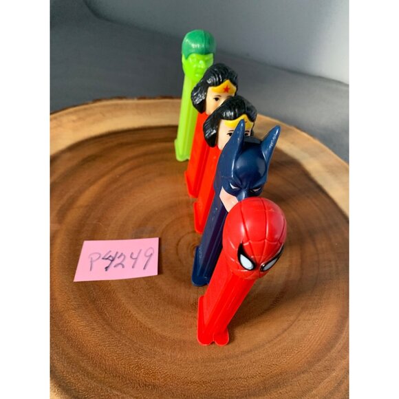 Vintage Superhero PEZ Dispensers Set of 5 - Picture 7 of 7